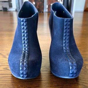 Melissa wedge booties